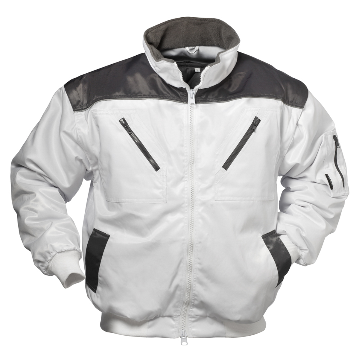 WD Winterjacke Fjord weiss/grau Gr.S, weiß/grau, Tex-Protector